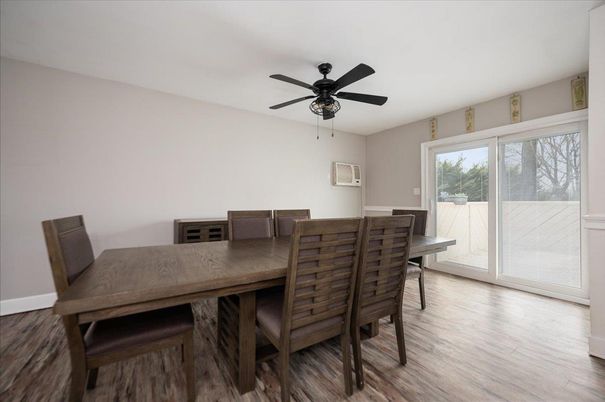Dining room, Interior, Wood Texture Flooring