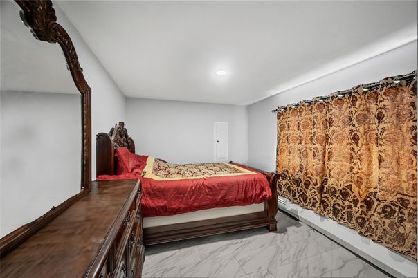 Bedroom, Interior, Marble, Recessed Lighting