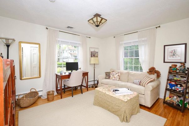 Home Office, Interior, Wood Texture Flooring