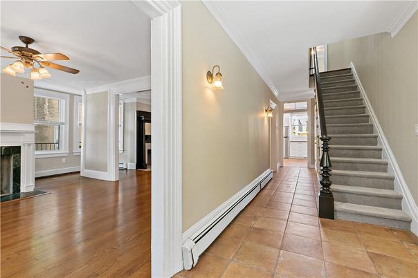 Fireplace, Interior, Wood Texture Flooring