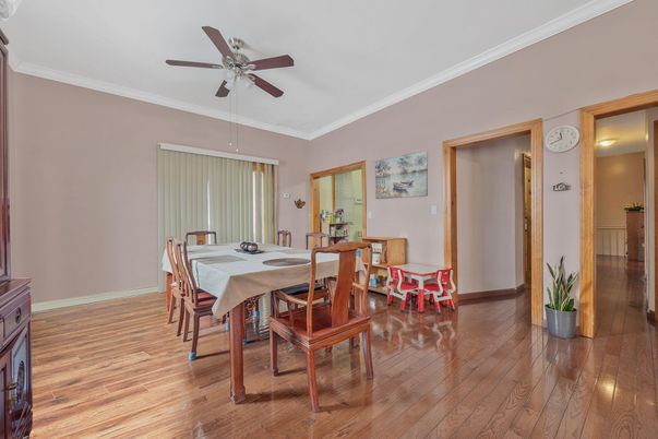 Dining room, Interior, Wood Texture Flooring