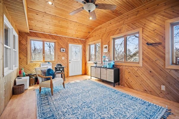 Interior, Recessed Lighting, Wooden Ceilings, Wood Texture Flooring, Wooden Walls