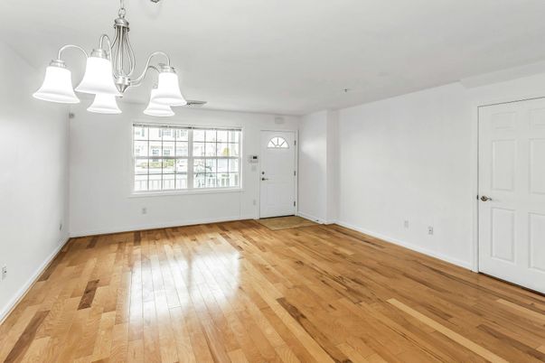 Chandelier, Empty room, Interior, Wood Texture Flooring
