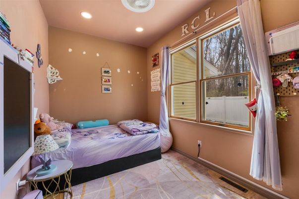 Bedroom, Interior, Recessed Lighting