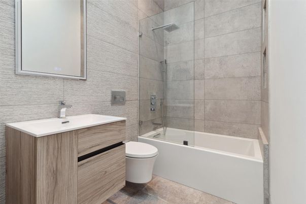 Bathroom, Glass Shower, Interior