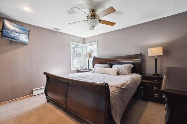 Bedroom, Interior, Recessed Lighting