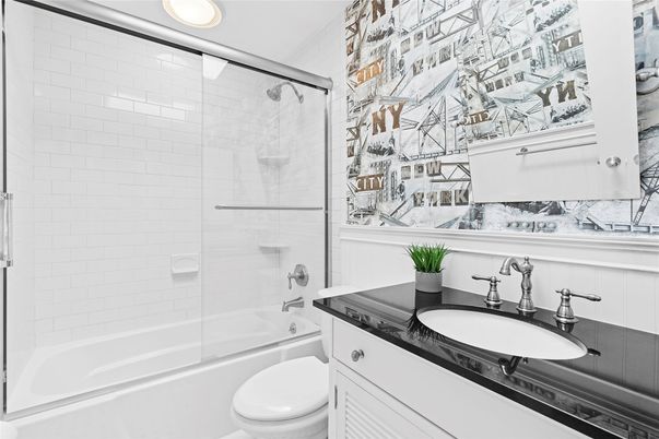 Bathroom, Glass Shower, Interior