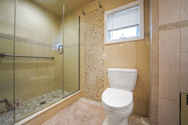 Bathroom, Glass Shower, Interior