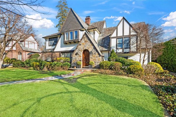 Backyard, Exterior, Facade, Brick Facade, Tudor Revival