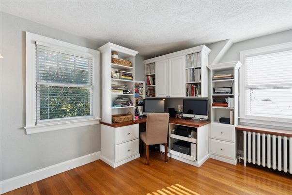 Home Office, Interior, Wood Texture Flooring