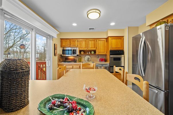 Interior, Kitchen, Recessed Lighting, Stainless Steel Appliances