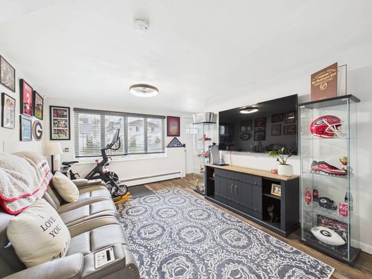 Fitness Equipment, Interior, Wood Texture Flooring