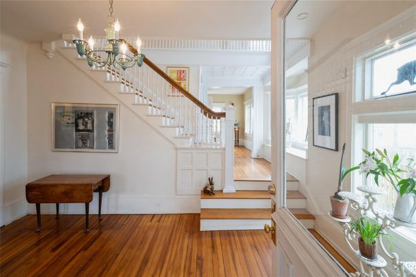 Chandelier, Interior, Wood Texture Flooring