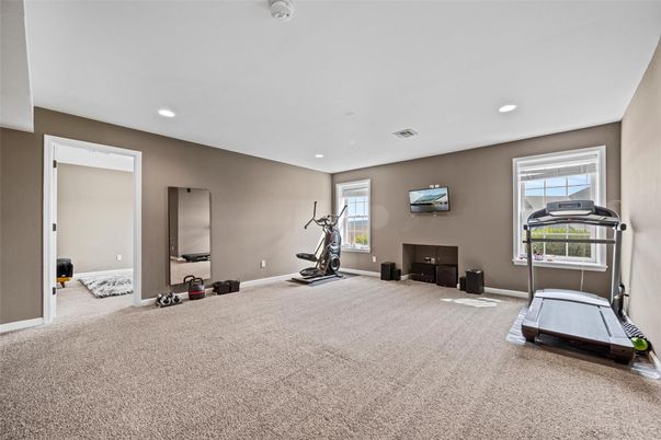 Fitness Equipment, Interior, Recessed Lighting