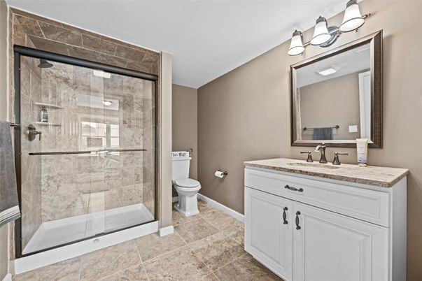 Bathroom, Glass Shower, Interior