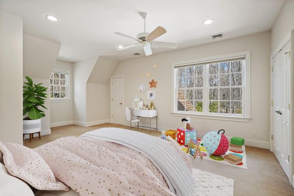 Bedroom, Interior, Recessed Lighting