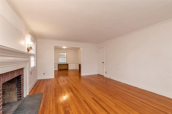 Empty room, Fireplace, Interior, Wood Texture Flooring