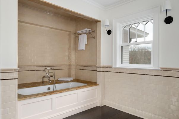 Bathroom, Interior, Wood Texture Flooring