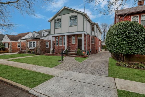 Exterior, Facade, Brick Facade, Tudor Revival
