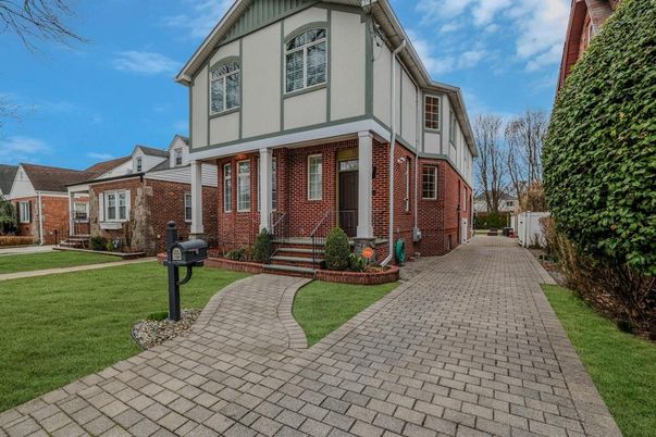 Exterior, Facade, Brick Facade, Tudor Revival