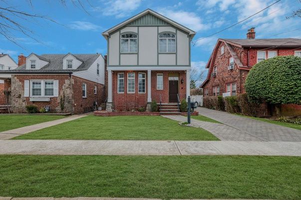 Exterior, Facade, Brick Facade, Tudor Revival