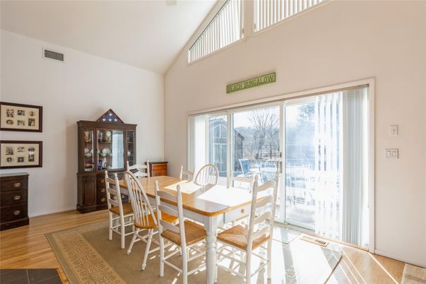 Dining room, Interior, Wood Texture Flooring