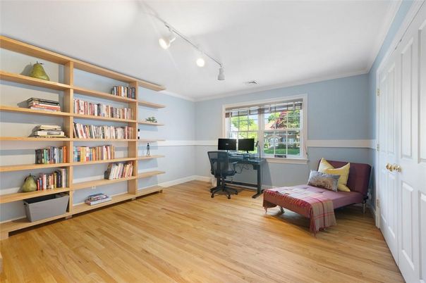 Home Office, Interior, Wood Texture Flooring