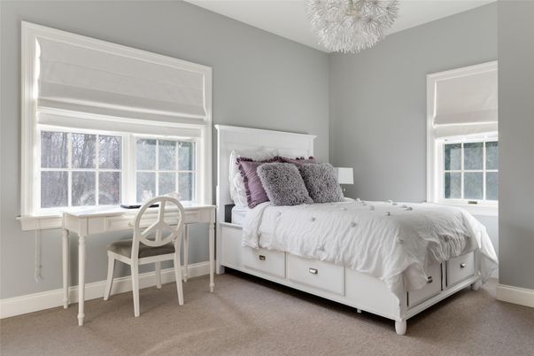 Bedroom, Chandelier, Home Office, Interior