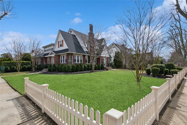 Backyard, Exterior, Facade, Brick Facade, Queen Anne Victorian