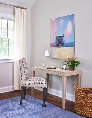 Home Office, Interior, Wood Texture Flooring