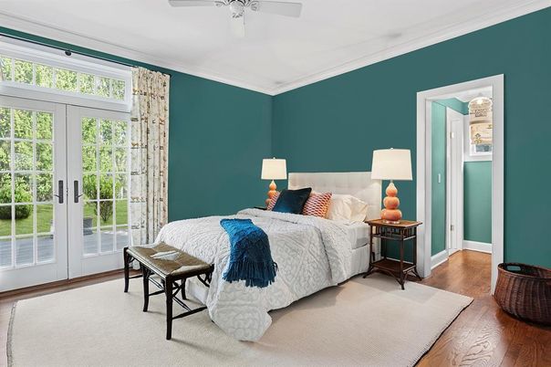 Bedroom, Interior, Wood Texture Flooring