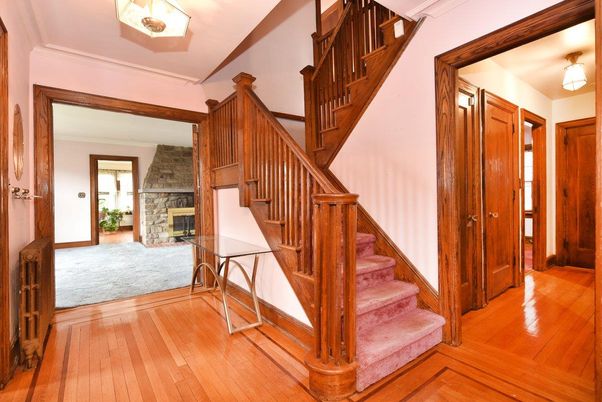 Fireplace, Interior, Wood Texture Flooring