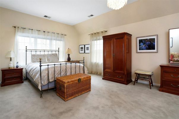 Bedroom, Chandelier, Interior