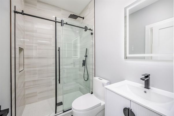 Bathroom, Glass Shower, Interior