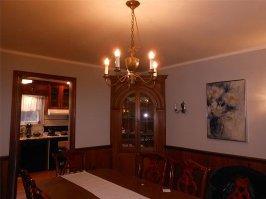Chandelier, Dining room, Interior