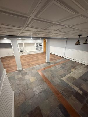 Empty room, Interior, Wood Texture Flooring
