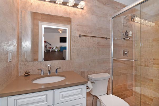 Bathroom, Glass Shower, Interior