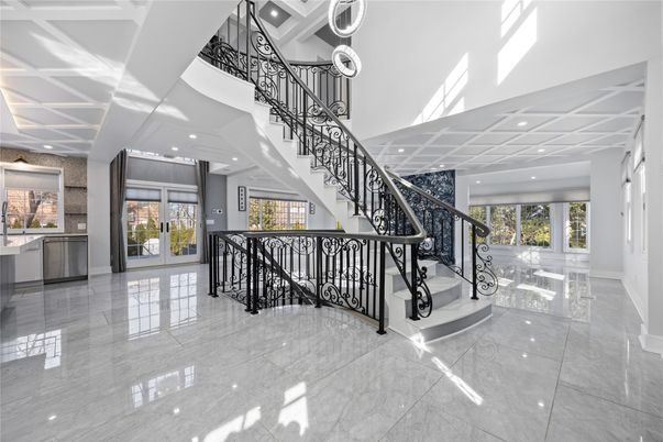 Interior, Marble, Recessed Lighting