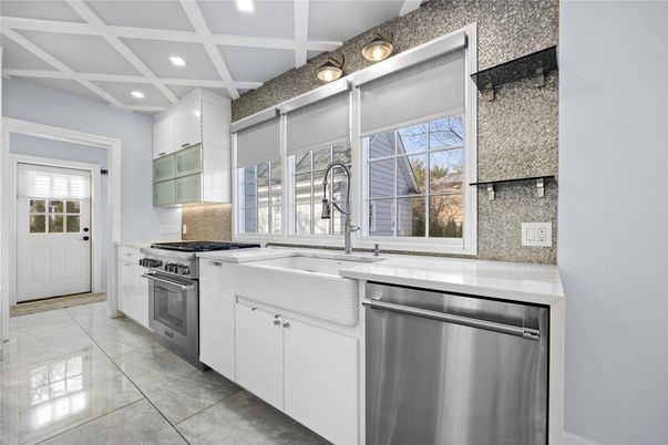 Interior, Kitchen, Recessed Lighting, Stainless Steel Appliances