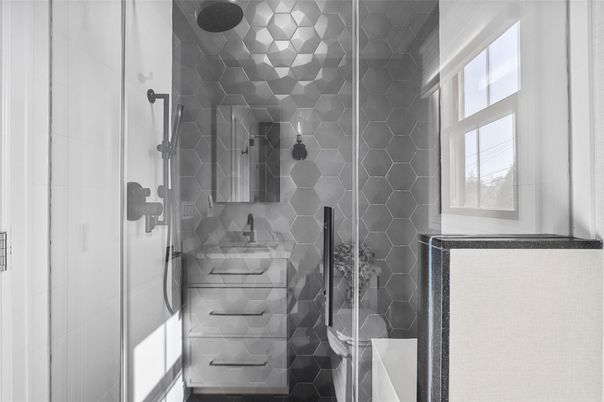 Bathroom, Glass Shower, Interior