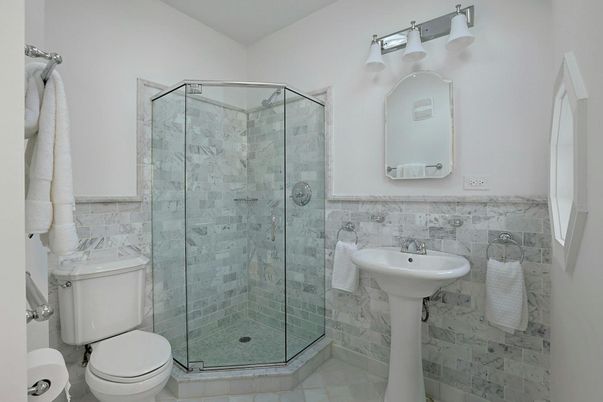 Bathroom, Glass Shower, Interior