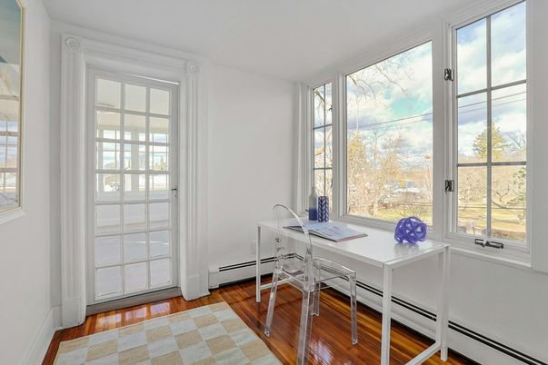 Home Office, Interior, Wood Texture Flooring