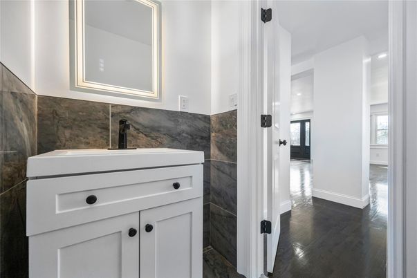 Bathroom, Interior, Wood Texture Flooring