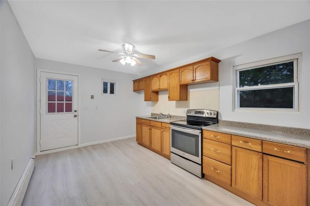 Interior, Kitchen, Wood Texture Flooring