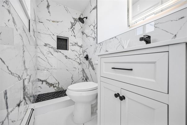 Bathroom, Interior, Marble Walls