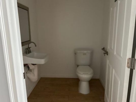 Bathroom, Interior, Wood Texture Flooring