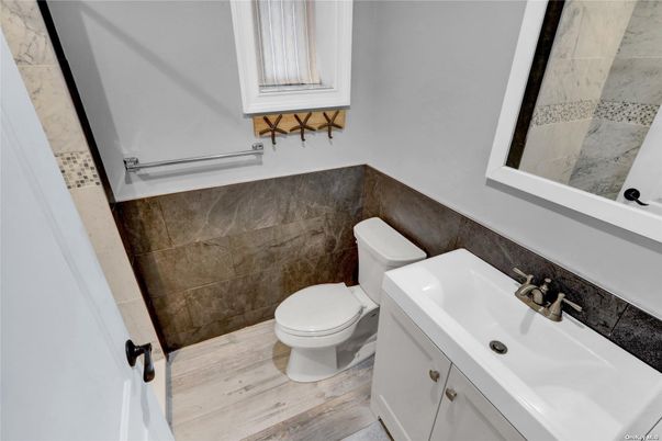 Bathroom, Interior, Wood Texture Flooring