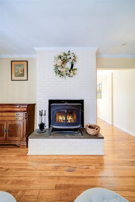 Fireplace, Interior, Wood Texture Flooring