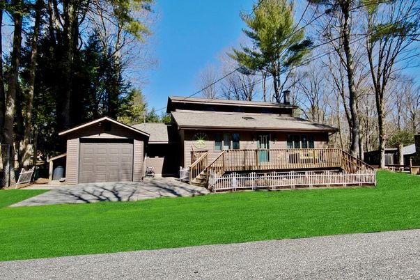 Attached, Backyard, Detached Garage, Exterior, Facade, None