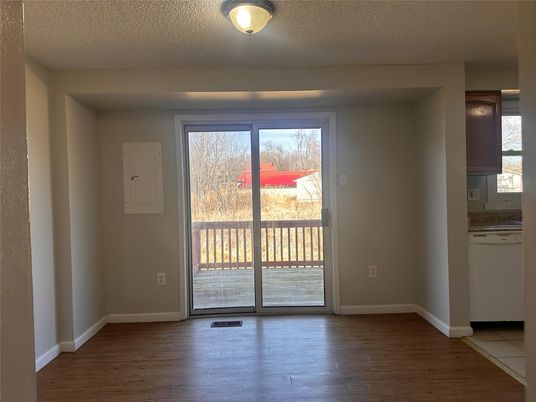 Empty room, Interior, Kitchen, Wood Texture Flooring